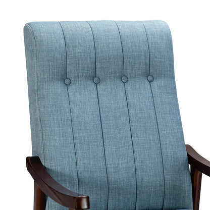 Rocking Chair: Button Tufted Back Rocking Chair