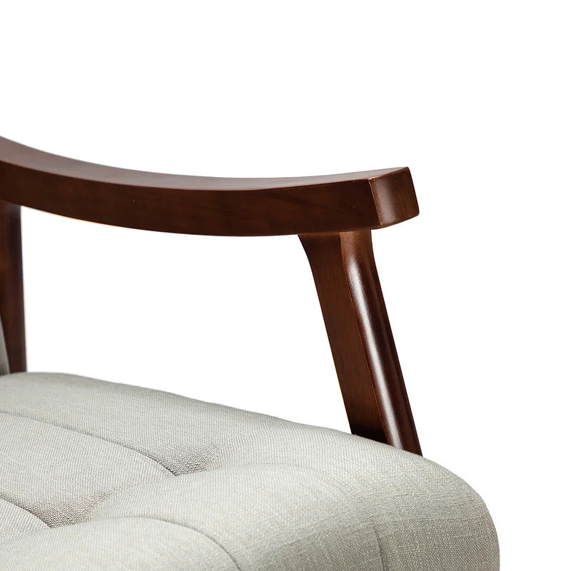 Rocking Chair: Button Tufted Back Rocking Chair