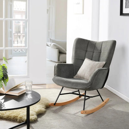 Rocking Chair: Fabric Rocking Chair