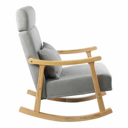 Rocking Chair: Grey Rocking Chair
