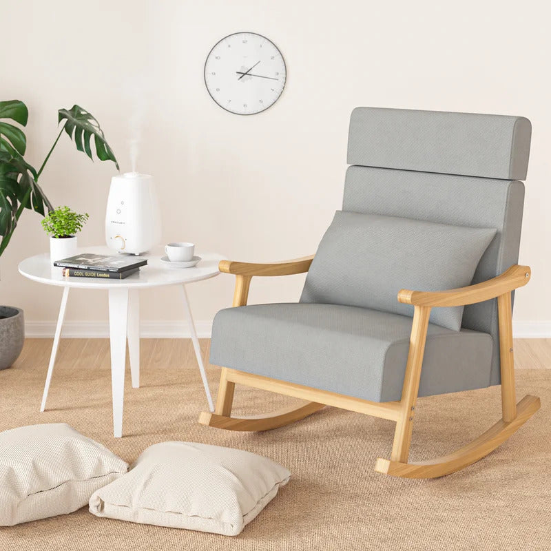 Rocking Chair: Grey Rocking Chair