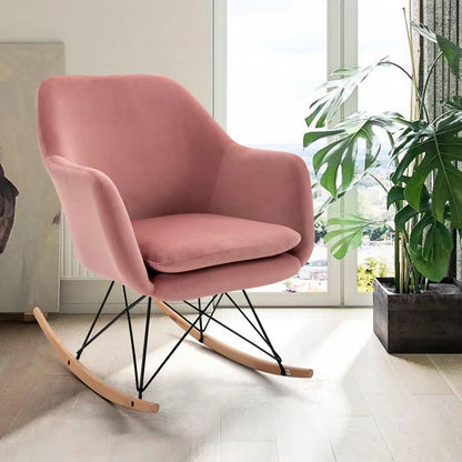Rocking Chair: Modern Fabric Rocking Chair