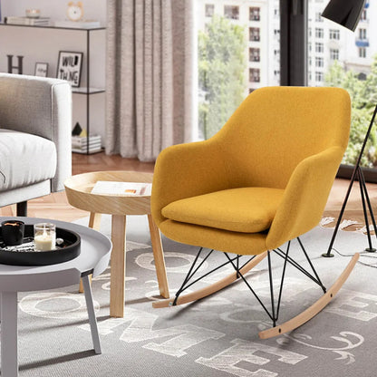 Rocking Chair: Modern Fabric Rocking Chair