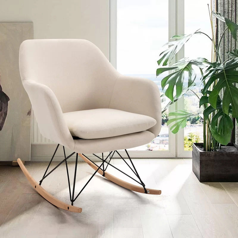 Rocking Chair: Modern Fabric Rocking Chair