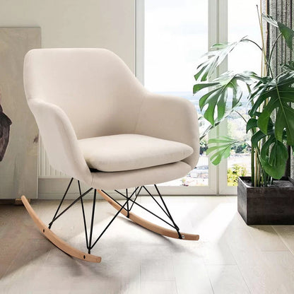 Rocking Chair: Modern Fabric Rocking Chair