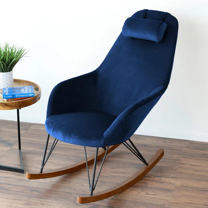 Rocking Chair: Modern fabric Rocking Chair
