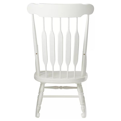 Rocking Chair: Solid Rubber Wood Rocking Chair