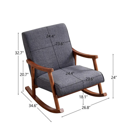 Rocking Chair: Solid Wood Rocking Chair