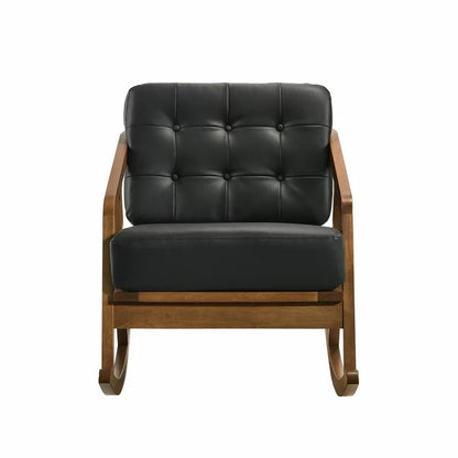 Rocking Chair: Tufted Buttoned Rocking Chair