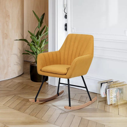Rocking Chair: Upholstered Seat Rocking Chair