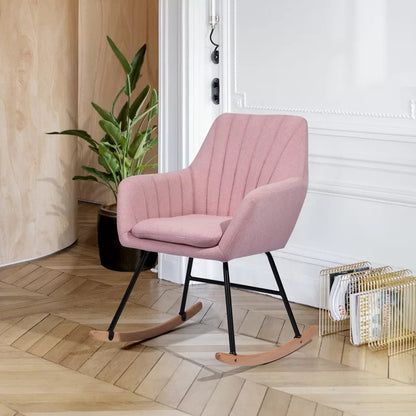 Rocking Chair: Upholstered Seat Rocking Chair