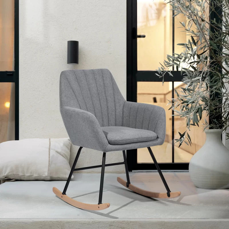 Rocking Chair: Upholstered Seat Rocking Chair