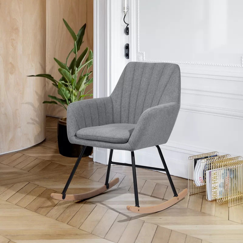 Rocking Chair: Upholstered Seat Rocking Chair