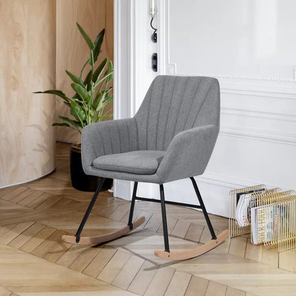 Rocking Chair: Upholstered Seat Rocking Chair