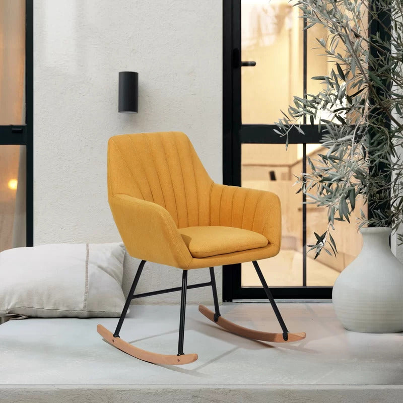Rocking Chair: Upholstered Seat Rocking Chair
