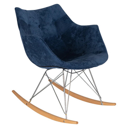 Rocking Chair: Velvet Comfort Rocking Chair