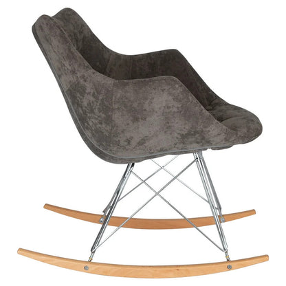 Rocking Chair: Velvet Comfort Rocking Chair