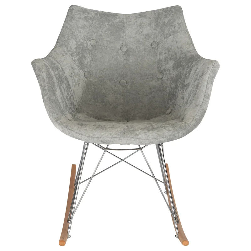 Rocking Chair: Velvet Comfort Rocking Chair