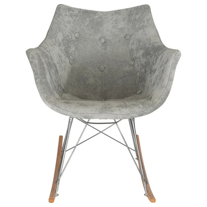 Rocking Chair: Velvet Comfort Rocking Chair