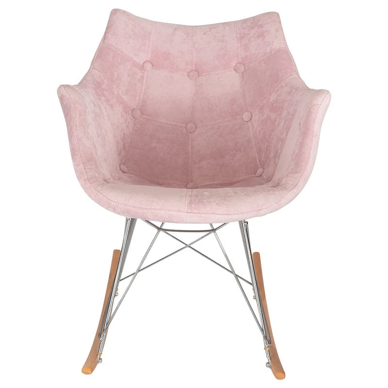 Rocking Chair: Velvet Comfort Rocking Chair