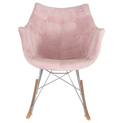 Rocking Chair: Velvet Comfort Rocking Chair