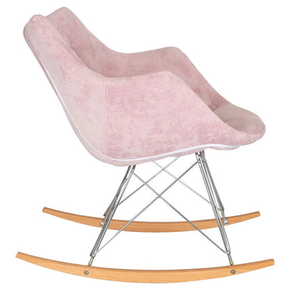 Rocking Chair: Velvet Comfort Rocking Chair