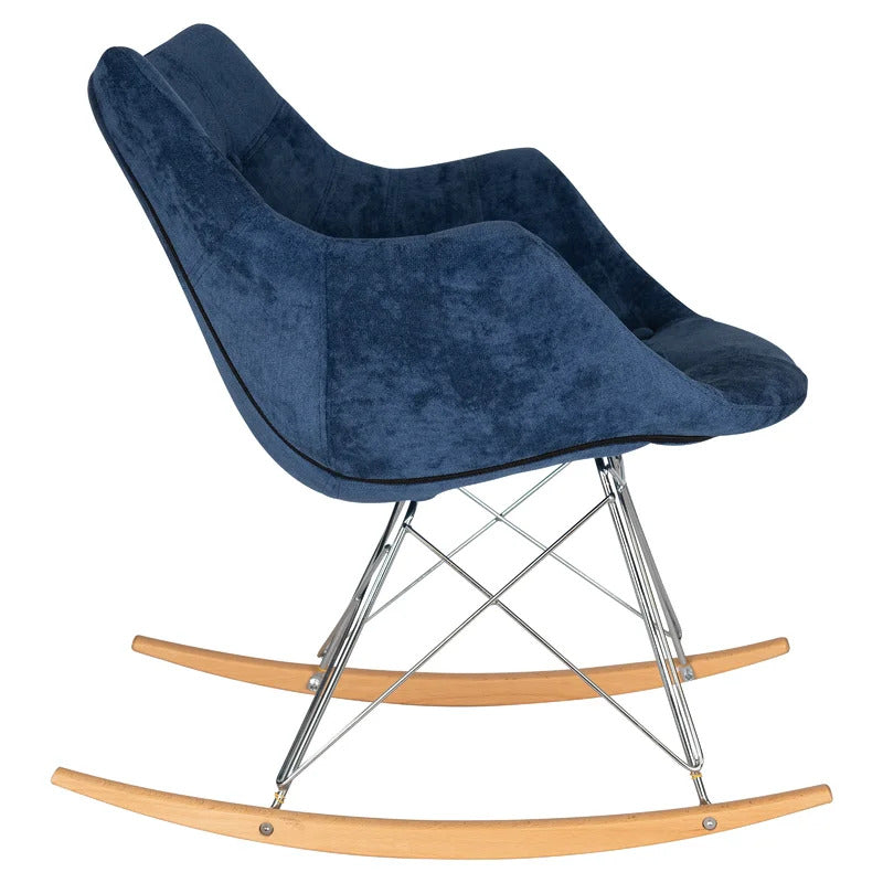 Rocking Chair: Velvet Comfort Rocking Chair