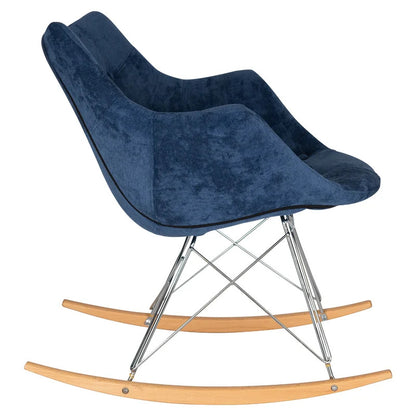Rocking Chair: Velvet Comfort Rocking Chair