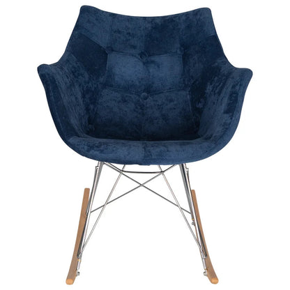 Rocking Chair: Velvet Comfort Rocking Chair