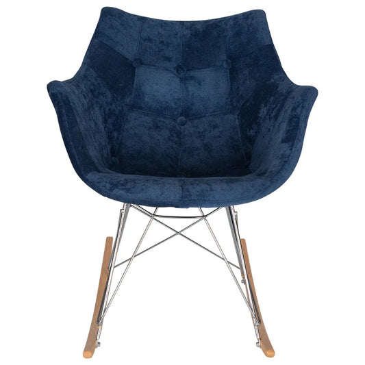 Rocking Chair: Velvet Comfort Rocking Chair
