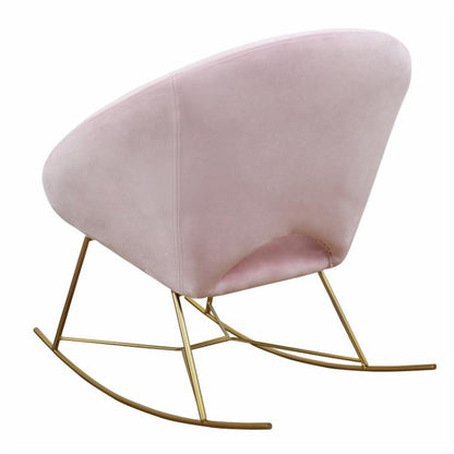 Rocking Chair: Velvet Rocking Chair