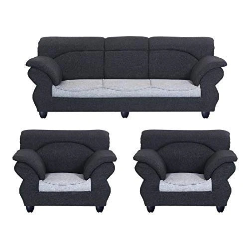 5 Seater Sofa Set:- Romina King (3+1+1) Fabric Sofa Set
