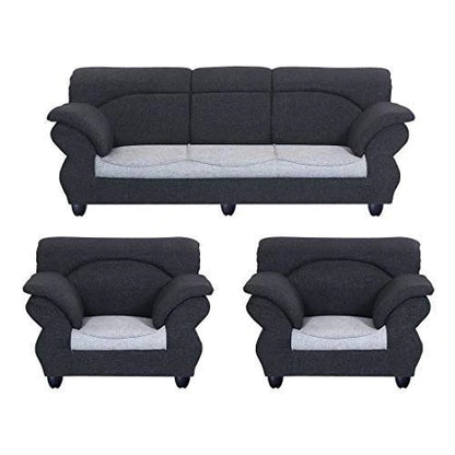 5 Seater Sofa Set:- Romina King (3+1+1) Fabric Sofa Set