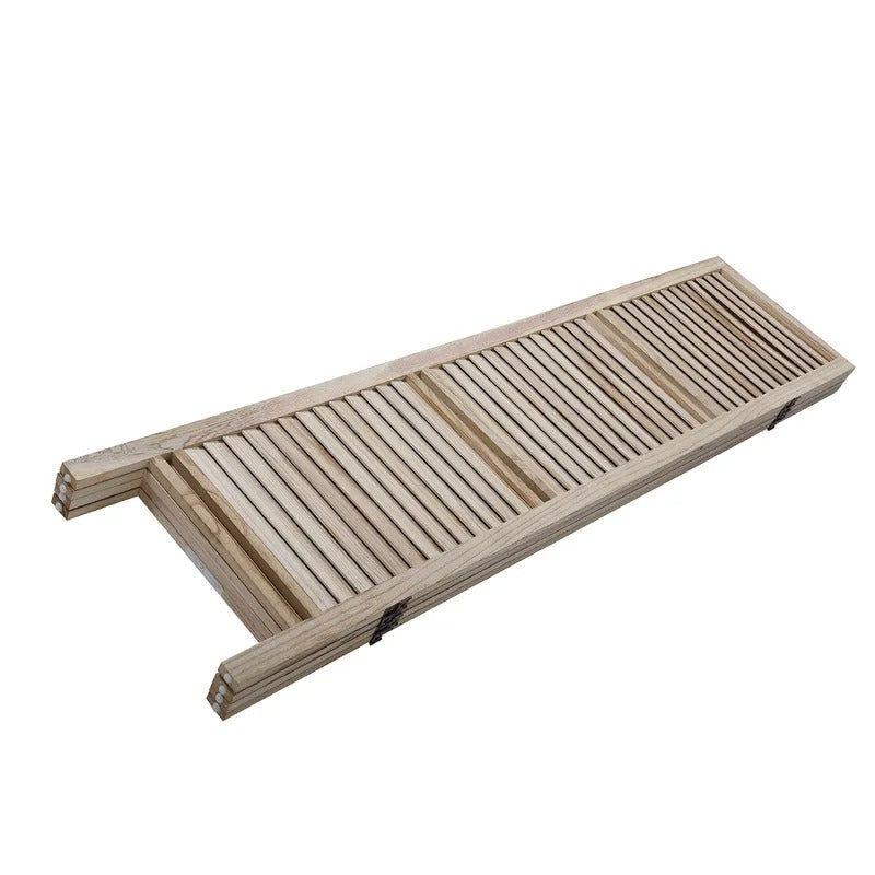 Room Divider: 63.6'' W x 67'' H 4 - Panel Solid Wood Folding Room Divider