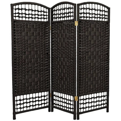 Room Dividers 47.25'' H Solid Wood Folding Room Divider