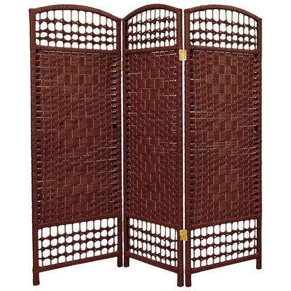 Room Dividers 47.25'' H Solid Wood Folding Room Divider