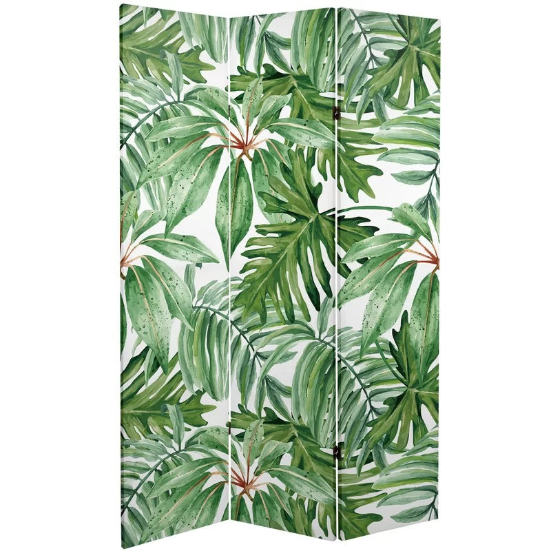 Room Dividers 47.25'' W x 72'' H 3 - Panel Folding Room Divider