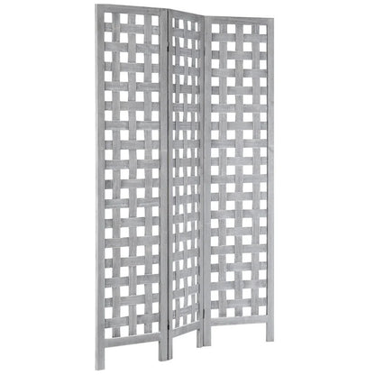 Room Dividers: 48.03'' W x 66.92'' H 3 - Panel Solid Wood Folding Room Divider