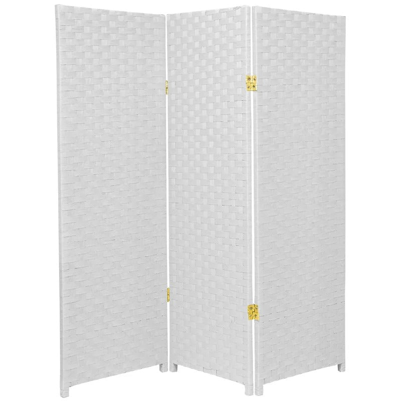 Room Dividers: 48'' W x 48'' H 3 - Panel Solid Wood Folding Room Divider