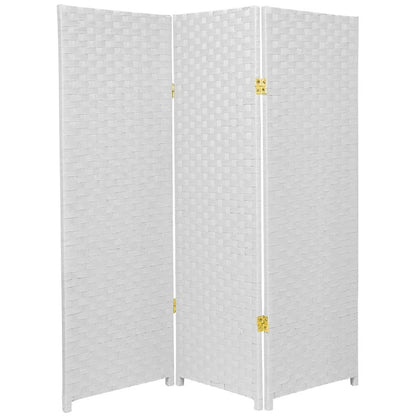 Room Dividers: 48'' W x 48'' H 3 - Panel Solid Wood Folding Room Divider