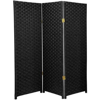 Room Dividers: 48'' W x 48'' H 3 - Panel Solid Wood Folding Room Divider