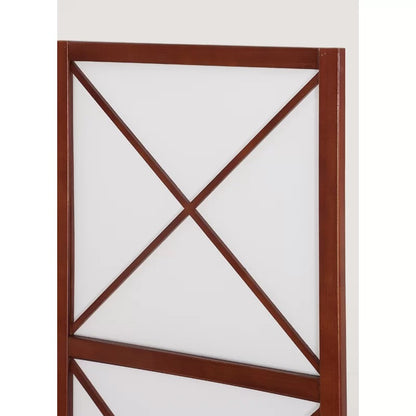 Room Dividers: 51'' W x 70.25'' H 3 - Panel Solid Wood Folding Room Divider