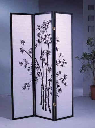 Room Dividers: 51'' W x 70'' H 3 - Panel Room Divider
