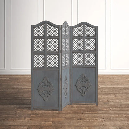 Room Dividers: 60'' W x 71'' H 3 - Panel Folding Room Divider