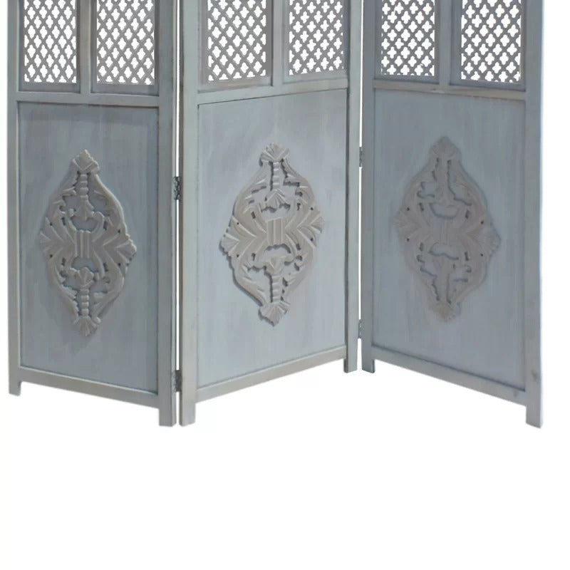 Room Dividers: 60'' W x 71'' H 3 - Panel Folding Room Divider
