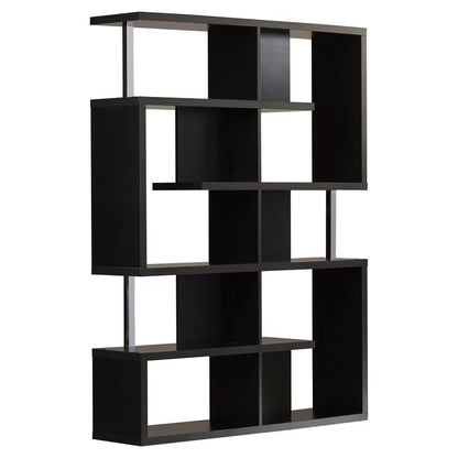 Room Dividers: 63.25'' H x 47.25'' W Geometric Bookcase