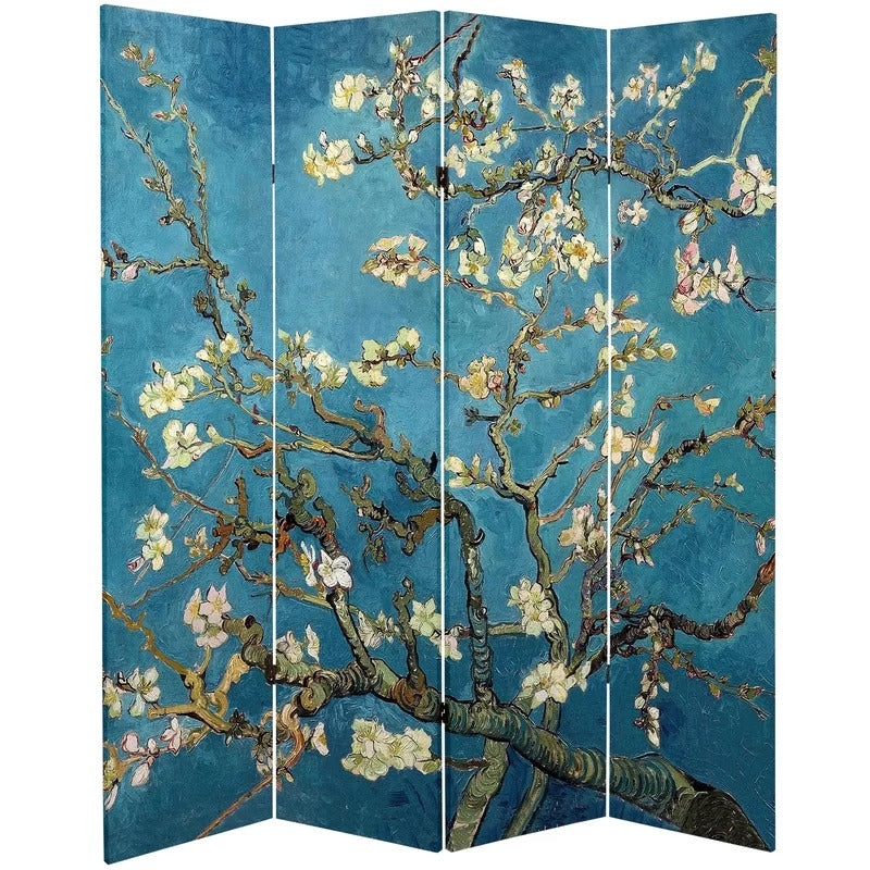 Room Dividers: 63'' W x 71'' H 4 - Panel Folding Room Divider