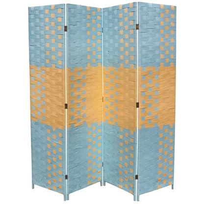 Room Dividers: 70.5'' W x 70.75'' H 4 - Panel Folding Room Divider
