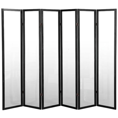 Room Dividers: 72'' H Solid Wood Folding Room Divider