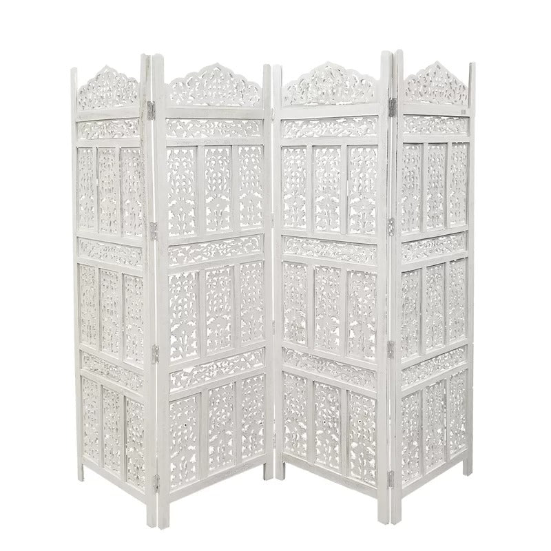 Room Dividers: 80'' W x 71'' H 4 - Panel Folding Room Divider